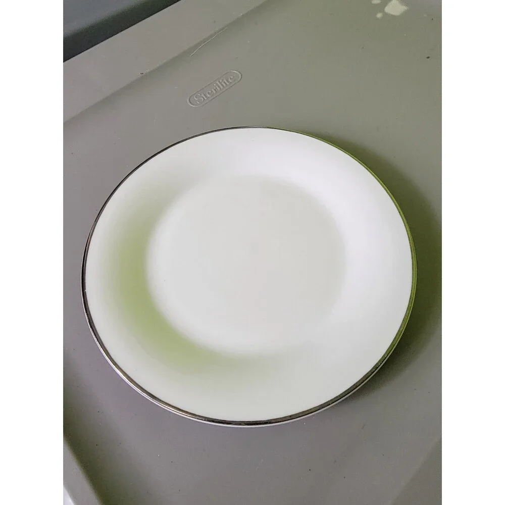 Gibson Housewares Replacement Plate White 7.5